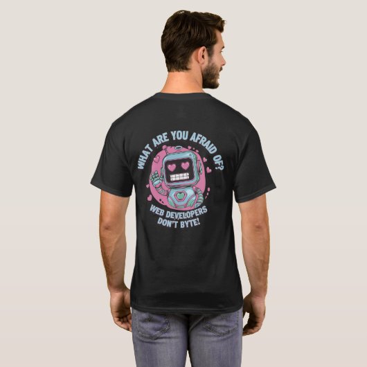 T-shirt 🤖 mèmes amusants des développeurs Web que nous n' (Dos entier)