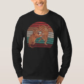 T-shirt Mèmes Chat Chonk Évolutions Chat Animal (Devant)