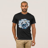 T-shirt mèmes de robot (Devant entier)