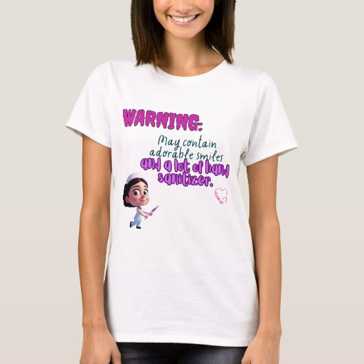 T-shirt Mèmes d'infirmière (Devant)