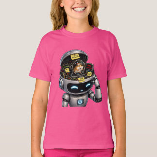 T-shirt mèmes drôles de robot