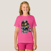 T-shirt mèmes drôles de robot (Devant entier)
