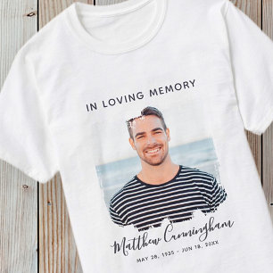T-shirt Mémoire d'amour mémorial photo personnalisée