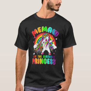 T-shirt Mémoire de la princesse d'anniversaire Ado Dabbing