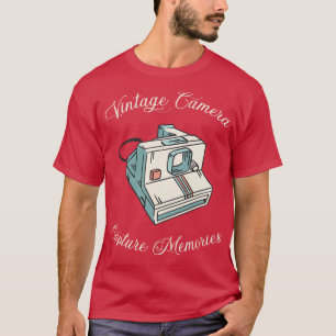 T-shirt Mémoires de capture de caméra vintage