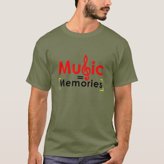 T-shirt Mémoires de musique (Devant)