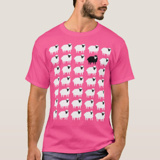 T-shirt Mémorabilien Mouton Noir Et Blanc Autre Sh