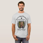 T-shirt Memorial | Add Photo (Devant entier)