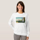 T-shirt Mémorial aux femmes de fleur printanière, vue de (Devant entier)