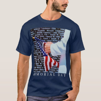 T-shirt Mémorial aux Héros Tombés Braves de la Guerre T-S