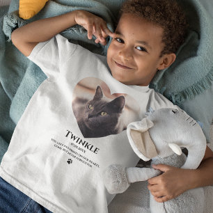 T-shirt Mémorial d'animal de compagnie pour enfants mignon