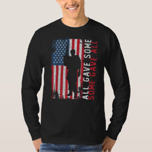 T-shirt Memorial Day All A Donné Un Peu Donné Tout