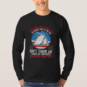 T-shirt Memorial Day est pour eux la fête des anciens comb