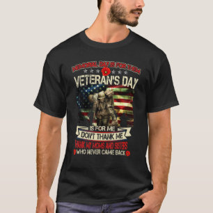 T-shirt Memorial Day est pour eux Vétérinaire la journée e