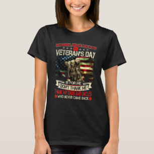 T-shirt Memorial Day est pour eux Vétérinaire la journée e