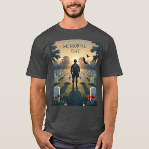 T-shirt Memorial Day Hommage Artwork - Honorer les América