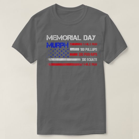 T-shirt Memorial Day Murph US Military (Design devant)