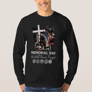 T-shirt Memorial Day Nous n'oublierons jamais l'ancien com