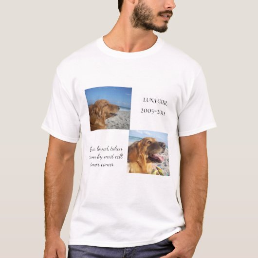 T-shirt Mémorial de la force de l'amour (Devant)
