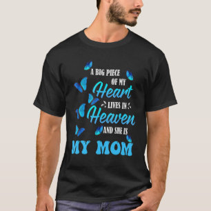 T-shirt Mémorial de ma mère dans le ciel a perdu ma maman
