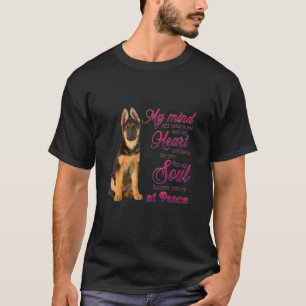 T-shirt Mémorial du chien berger allemand Maman chien Papa