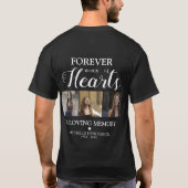 T-shirt Memorial Forever dans nos coeurs commémorer (Dos)