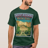T-SHIRT MEMORIAL NATIONAL DU MONT RUSHMORE - DAKOTA SUD (Devant)