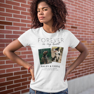 T-shirt Mémorial personnalisé pour animaux de compagnie