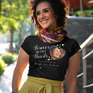 T-Shirt Mémorial Personnalisé pour Femme