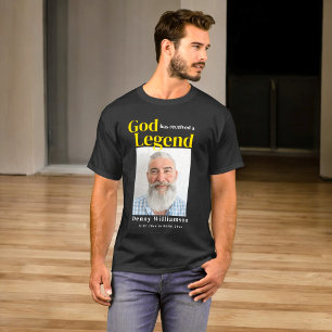 T-shirt Mémorial photo moderne et personnalisé