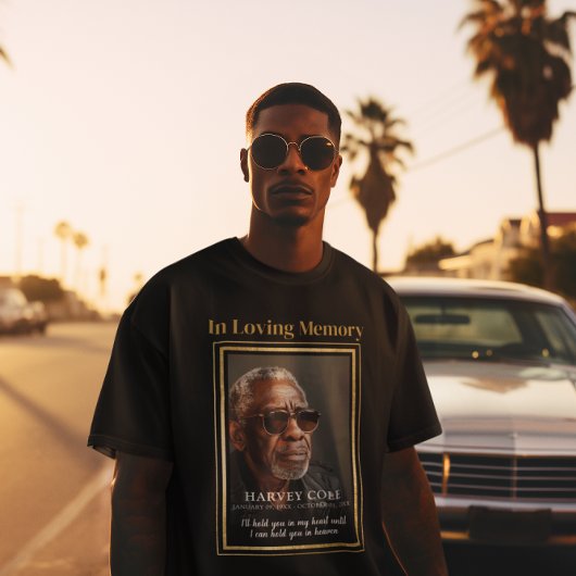 T-shirt Mémorial photo personnalisé