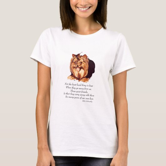 T-shirt Mémorial Yorkshire Terrier (Devant)