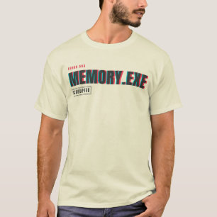 T-shirt Memory.exe Corrompu Erreur de Système Typogra