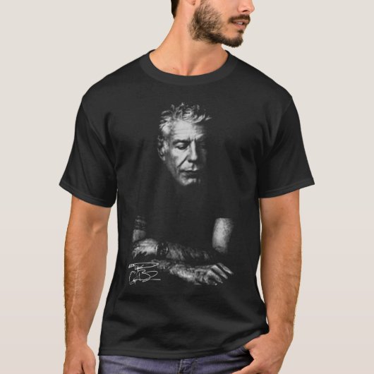T-shirt Memory Of Bourdain   (Devant)