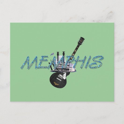 T-SHIRT Memphis Briefkaart (Voorkant)