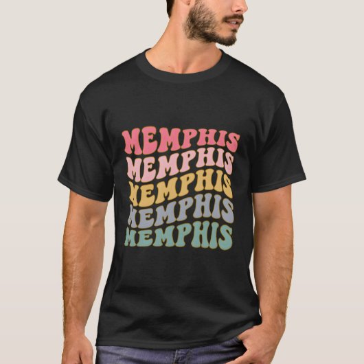 T-shirt Memphis Memphis Tennessee Memphis Bachelorette (Devant)