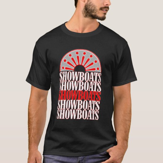 T-shirt Memphis Showboats Usfl Throwback (Devant)