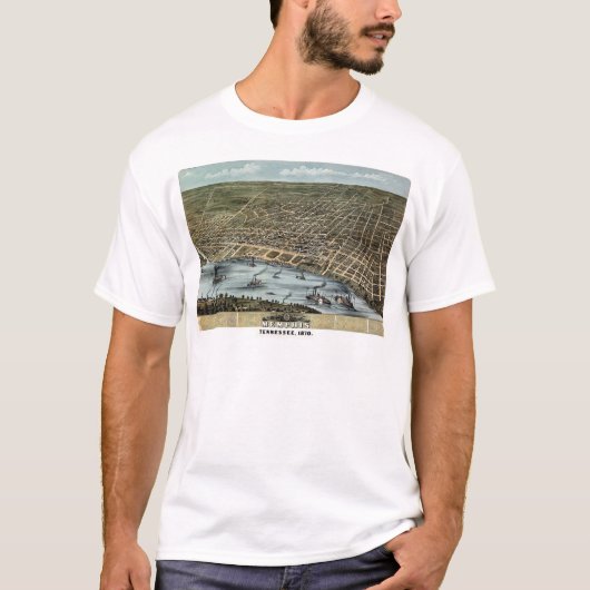 T-shirt Memphis, Tennessee - 1870 (Devant)