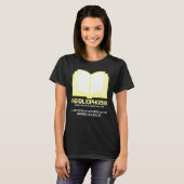 T-shirt Men and Women Bookworm Reader  Abibliophobia (Devant entier)