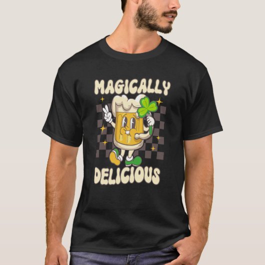 T-shirt Men Magically Delicious St Patrick's Day Drinking  (Devant)