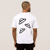 T-shirt Men Spaceships (Achterkant volledig)