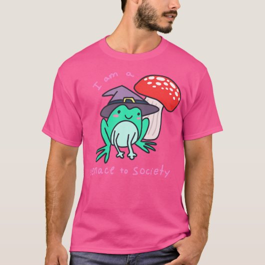 T-shirt Menace À Société Frog (Devant)