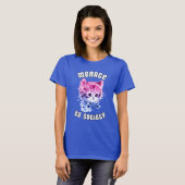 T-shirt Menace Bisexuelle Kitty (Devant entier)