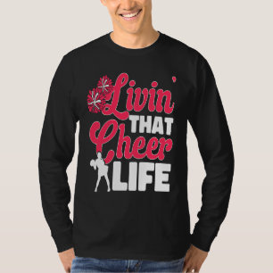 T-shirt Menace de pom-pom girls Faire de l'animation vivr