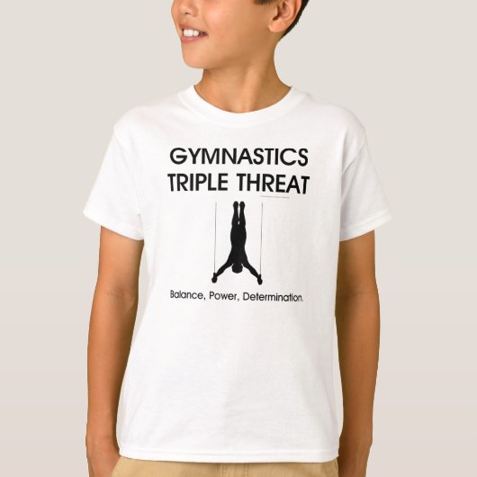 T-shirt Menace SUPÉRIEURE de triple de gymnastique (Devant)