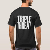 T-shirt Menace triple (Dos)