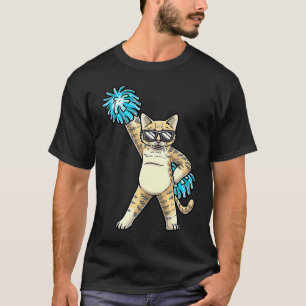 T-shirt Menagère de pom-pom girls Chat Pom-pom girl Cheer