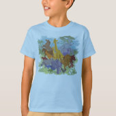 T-shirt Ménagerie Origami (Devant)