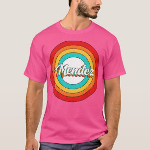 T-shirt Mendez Nom Chemise Vintage Mendez Cercle