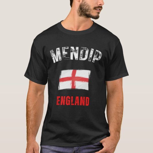 T-shirt MENDIP England Flag Badge (Devant)